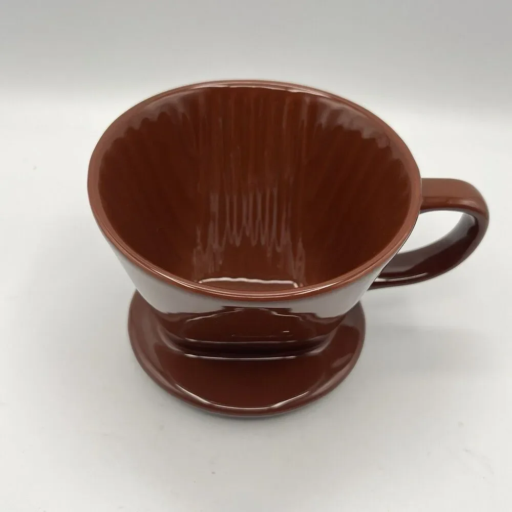 DOWAN Pour over Coffee Dripper, Non Electric Pour over Coffee Maker Porcelain